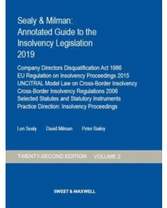 Sealy & Milman: Annotated Guide to the Insolvency Legislation 2019