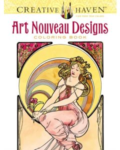 Creative Haven Art Nouveau Designs Coloring Book