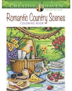 Creative Haven Romantic Country Scenes Coloring Book