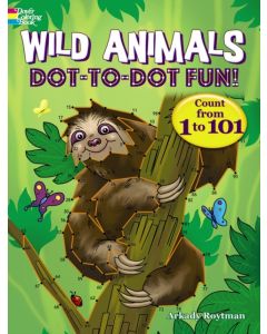 Wild Animals Dot-to-Dot Fun