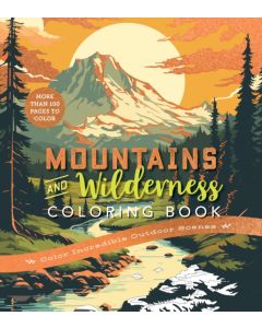 Mountains & Wilderness Coloring Book