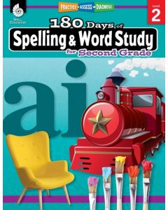 180 Days™: Spelling and Word Study for Second Grade