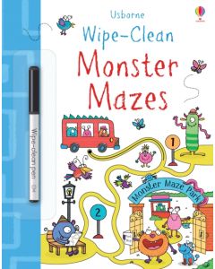 Wipe-Clean Monster Mazes