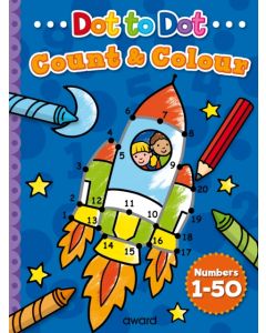 Dot to Dot Count and Colour 1 to 50