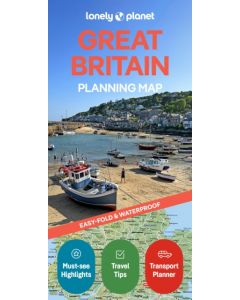 Lonely Planet Great Britain Planning Map