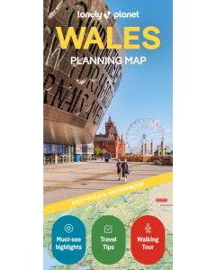 Lonely Planet Wales Planning Map
