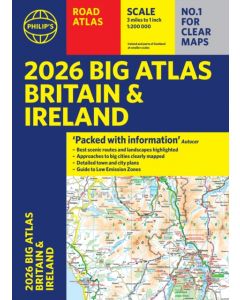 2026 Philip's Big Road Atlas of Britain & Ireland