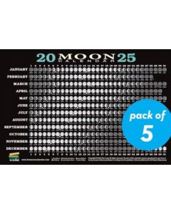 2025 Moon Calendar Card (5 pack)