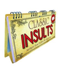 Classic Insults Flip Book