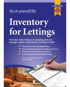 Lawpack Inventory for Lettings DIY Kit