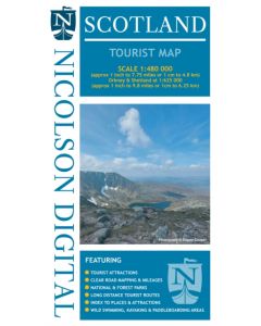 Nicolson Scotland Tourist Map