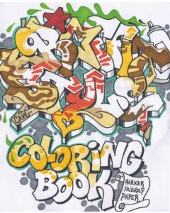 Graffiti Style Coloring Book